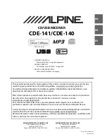 Предварительный просмотр 29 страницы Alpine CDE-140 Quick Reference Manual