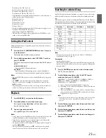 Предварительный просмотр 49 страницы Alpine CDE-140 Quick Reference Manual