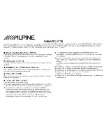 Preview for 34 page of Alpine CDE-143BT Reference Manual