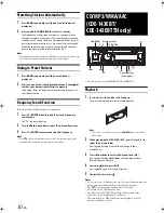 Предварительный просмотр 9 страницы Alpine CDE-143EBT Owner'S Manual