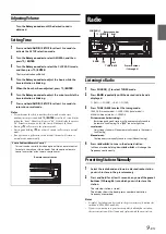 Предварительный просмотр 9 страницы Alpine CDE-150 Owner'S Manual