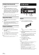 Preview for 10 page of Alpine CDE-150 Owner'S Manual