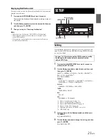 Предварительный просмотр 21 страницы Alpine CDE-153BT Owner'S Manual