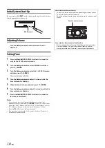 Предварительный просмотр 10 страницы Alpine CDE-154BT Operating Instructions Manual