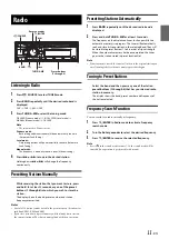 Предварительный просмотр 11 страницы Alpine CDE-154BT Operating Instructions Manual