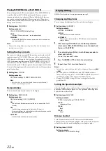 Предварительный просмотр 22 страницы Alpine CDE-154BT Operating Instructions Manual