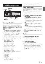 Предварительный просмотр 31 страницы Alpine CDE-154BT Operating Instructions Manual