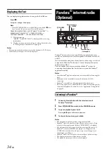 Предварительный просмотр 34 страницы Alpine CDE-154BT Operating Instructions Manual