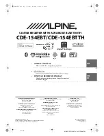 Alpine CDE-154EBT Owner'S Manual preview