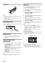 Предварительный просмотр 10 страницы Alpine CDE-163BT Owner'S Manual