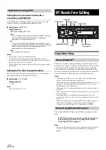 Предварительный просмотр 28 страницы Alpine CDE-163BT Owner'S Manual