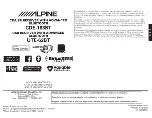 Предварительный просмотр 58 страницы Alpine CDE-163BT Owner'S Manual