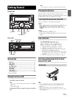 Preview for 9 page of Alpine CDE-164BT Owner'S Manual