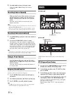 Preview for 12 page of Alpine CDE-164BT Owner'S Manual