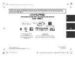 Alpine CDE-185BT Quick Reference Manual предпросмотр