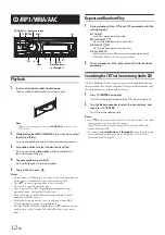 Preview for 12 page of Alpine CDE-190R Owner'S Manual