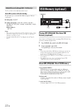 Preview for 22 page of Alpine CDE-190R Owner'S Manual