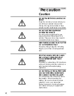 Предварительный просмотр 4 страницы Alpine CDE-7831E Owner'S Manual