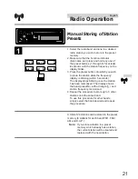 Предварительный просмотр 21 страницы Alpine CDE-7831E Owner'S Manual