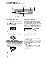 Preview for 6 page of Alpine CDE-7853E Owner'S Manual