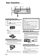 Предварительный просмотр 6 страницы Alpine CDE-7853R Owner'S Manual