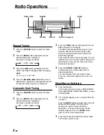 Предварительный просмотр 8 страницы Alpine CDE-7853R Owner'S Manual