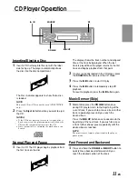 Предварительный просмотр 13 страницы Alpine CDE-7853R Owner'S Manual