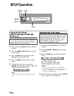 Preview for 18 page of Alpine CDE-7860R Owner'S Manual