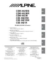 Предварительный просмотр 1 страницы Alpine CDE-9821R Owner'S Manual