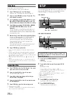 Preview for 17 page of Alpine CDE-9846R Owner'S Manual