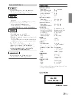 Preview for 20 page of Alpine CDE-9846R Owner'S Manual