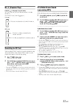 Preview for 13 page of Alpine CDE-9872R Owner'S Manual