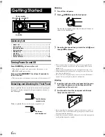 Предварительный просмотр 7 страницы Alpine CDE-9881R Owner'S Manual