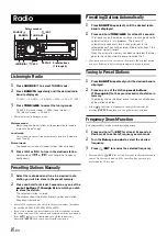 Предварительный просмотр 10 страницы Alpine CDE-9882RSi Owner'S Manual