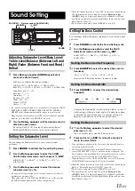 Предварительный просмотр 17 страницы Alpine CDE-9882RSi Owner'S Manual