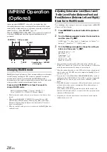 Preview for 30 page of Alpine CDE-9886R Owner'S Manual