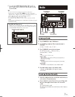 Preview for 9 page of Alpine CDE-W233E Owner'S Manual