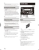 Preview for 10 page of Alpine CDE-W233E Owner'S Manual