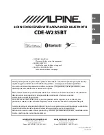 Предварительный просмотр 36 страницы Alpine CDE-W235BT Quick Reference Manual