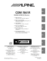 Alpine CDM-7861R Owner'S Manual предпросмотр