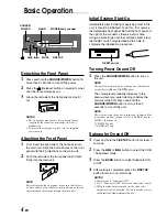 Предварительный просмотр 6 страницы Alpine CDM-9801 Owner'S Manual