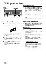 Preview for 16 page of Alpine CDM-9801R Owner'S Manual