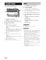 Предварительный просмотр 16 страницы Alpine CHA-1214 Owner'S Manual