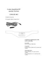 Alpine COOLER-445 User Manual предпросмотр