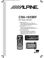 Alpine CRA-1655RF Owner'S Manual preview