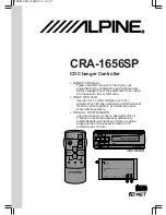 Alpine CRA-1656SP Owner'S Manual preview