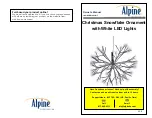 Предварительный просмотр 1 страницы Alpine CRD100L-WT Owner'S Manual