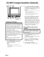 Предварительный просмотр 25 страницы Alpine CVA-1014R Owner'S Manual