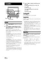 Предварительный просмотр 14 страницы Alpine D900 - XM Ready DVD/CD/MP3 Receiver Owner'S Manual