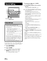 Предварительный просмотр 22 страницы Alpine D900 - XM Ready DVD/CD/MP3 Receiver Owner'S Manual